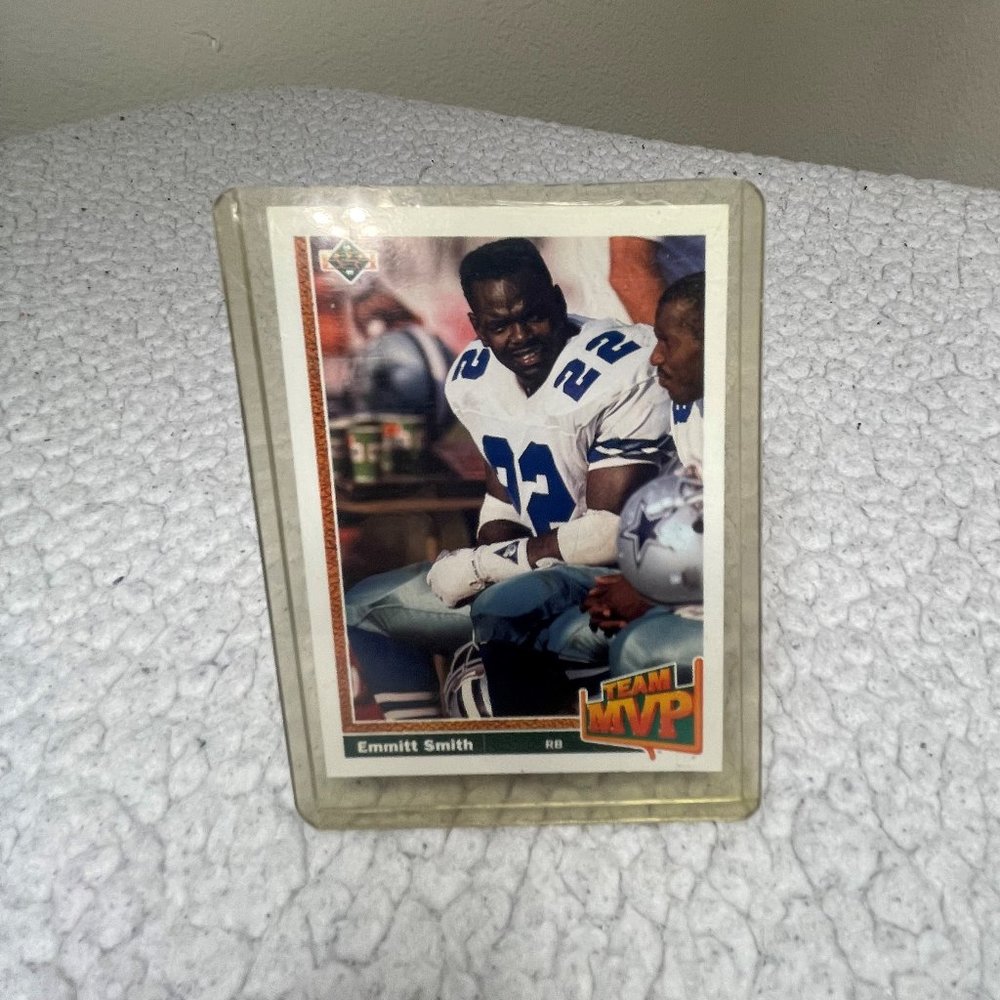 Emmitt Smith Team MVP #456 sports Trading Card encased